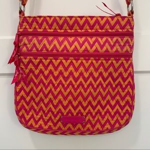 Vera Bradley Orange & Pink Crossbody bag Purse